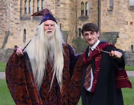 DUMBLEDORE AND HARRY POTTER LOOKALIKES TO HIRE UK
